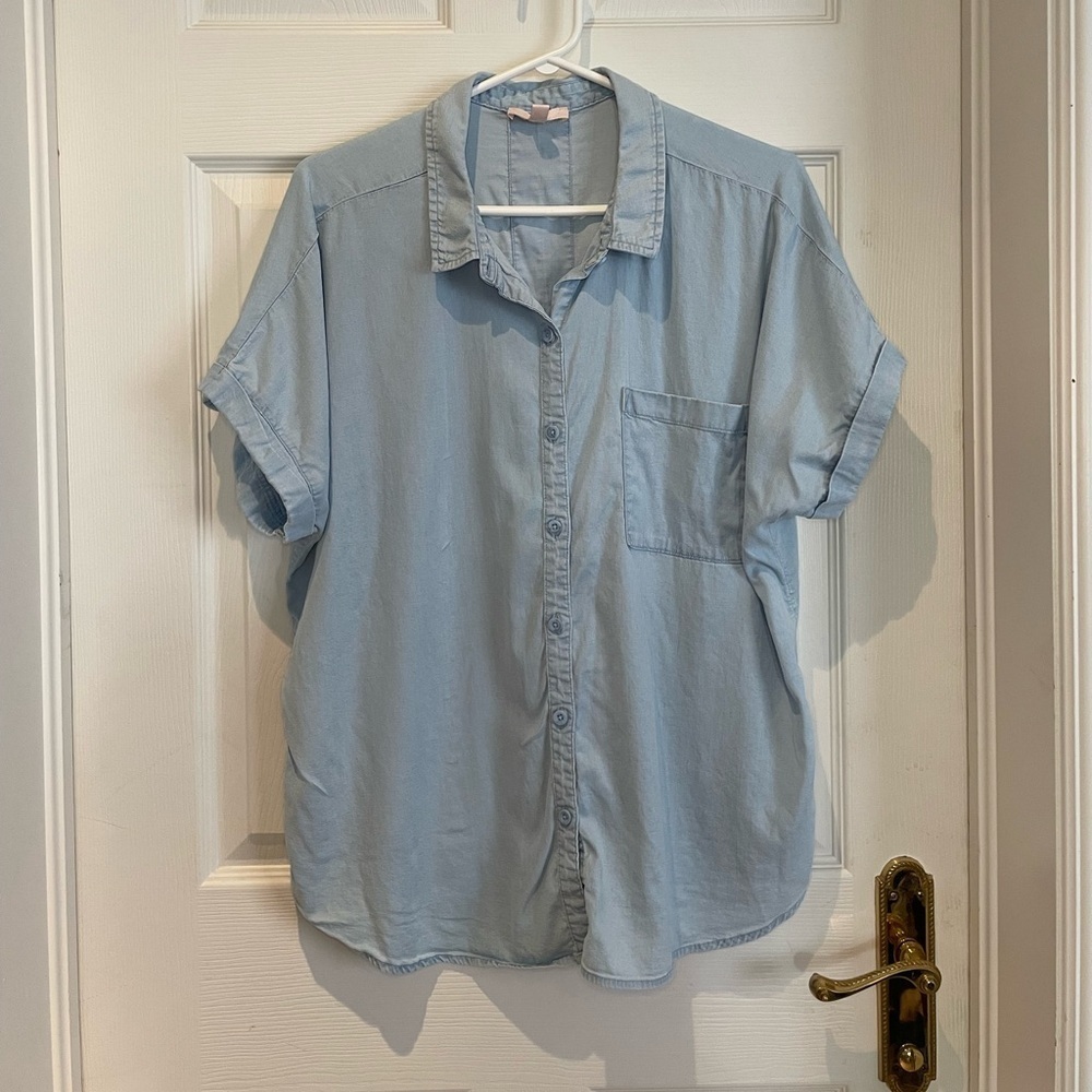 COMO VINTAGE casual button down short sleeve